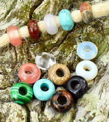 Mixed Gemstone Beads x 5