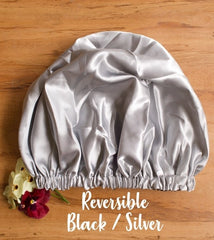 Short Hair Satin Sleep Bonnet Reversible