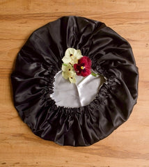Short Hair Satin Sleep Bonnet Reversible