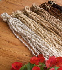 10 x Alpaca Wool Dreadlocks (20 dreadlocks when folded)