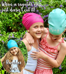 Junior Long Hair Swim Cap