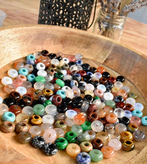 Mixed Gemstone Beads x 5