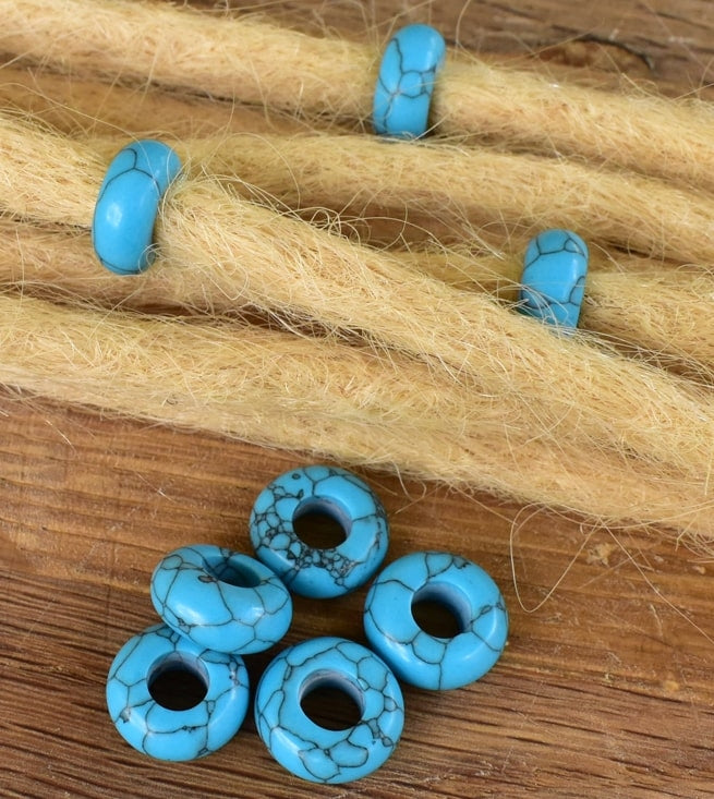 Turquoise Beads x 5