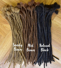 AFRO Human Hair Thin 5mm (10 Extensions)