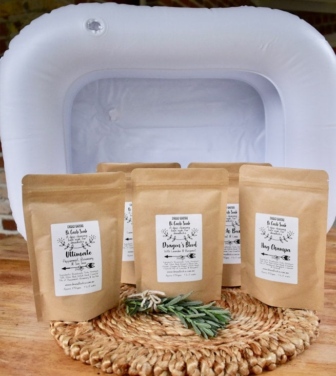 Inflatable Basin + Bicarb Soak