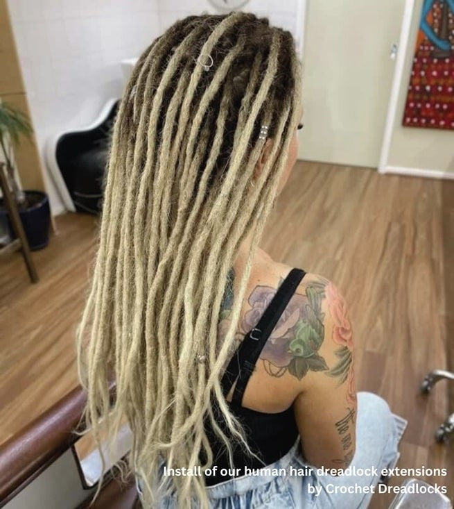 Human Hair Thick 8mm (10 Extensions)