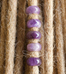 Amethyst Beads x 5