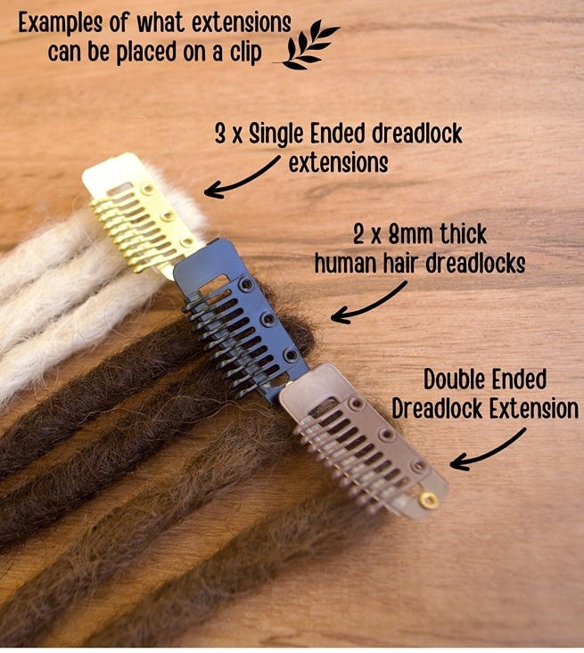 Extension Clips with Pins - 5 pack
