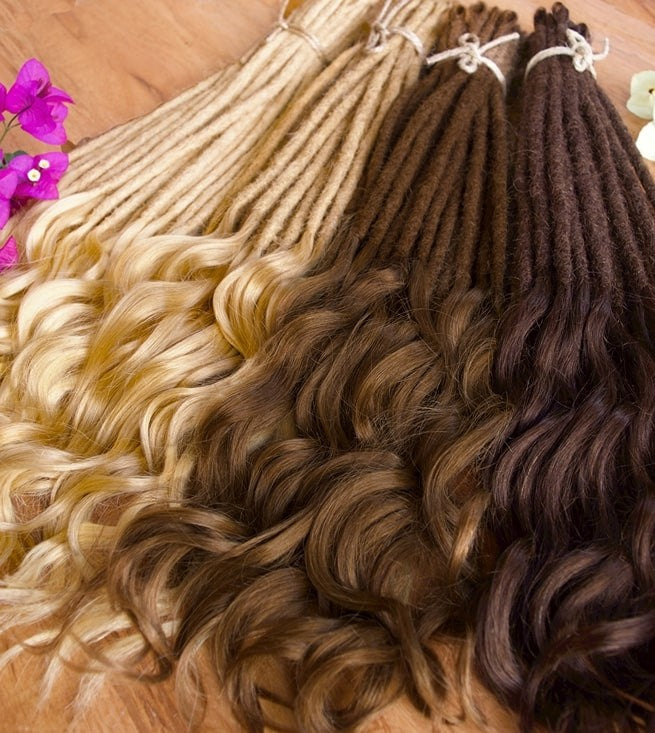 Human Hair Mermaid Locs (10 Extensions)