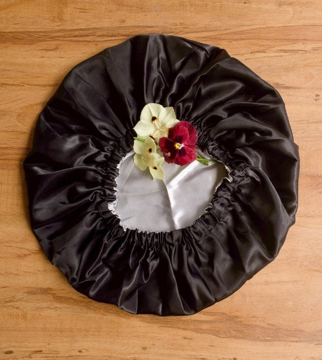 Short Hair Satin Sleep Bonnet Reversible