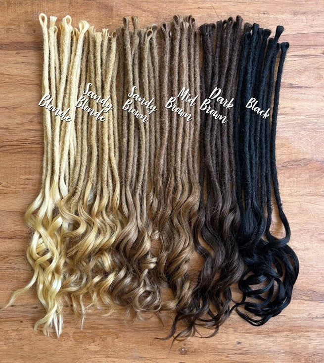Human Hair Mermaid Locs (10 Extensions)