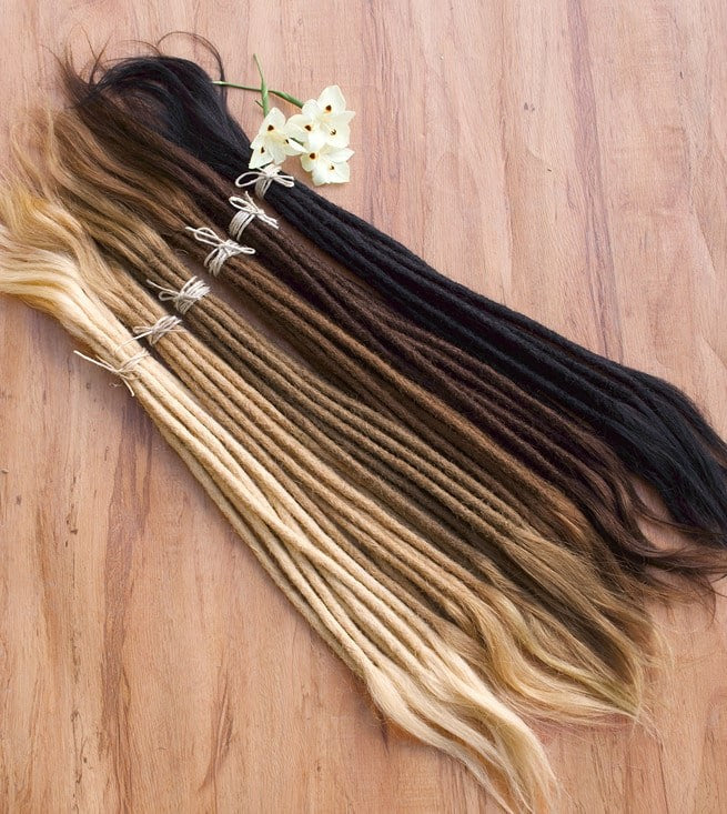 Human Hair Thick 8mm (10 Extensions)