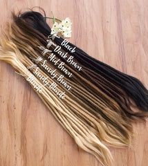 Human Hair Thick 8mm (10 Extensions)