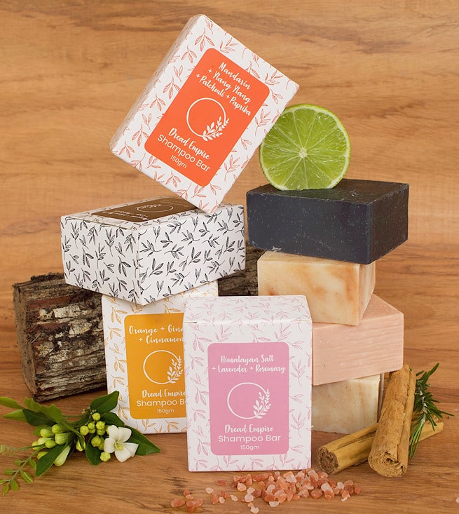 4 x Shampoo Bars, 150gms each ~ 4 different varieties