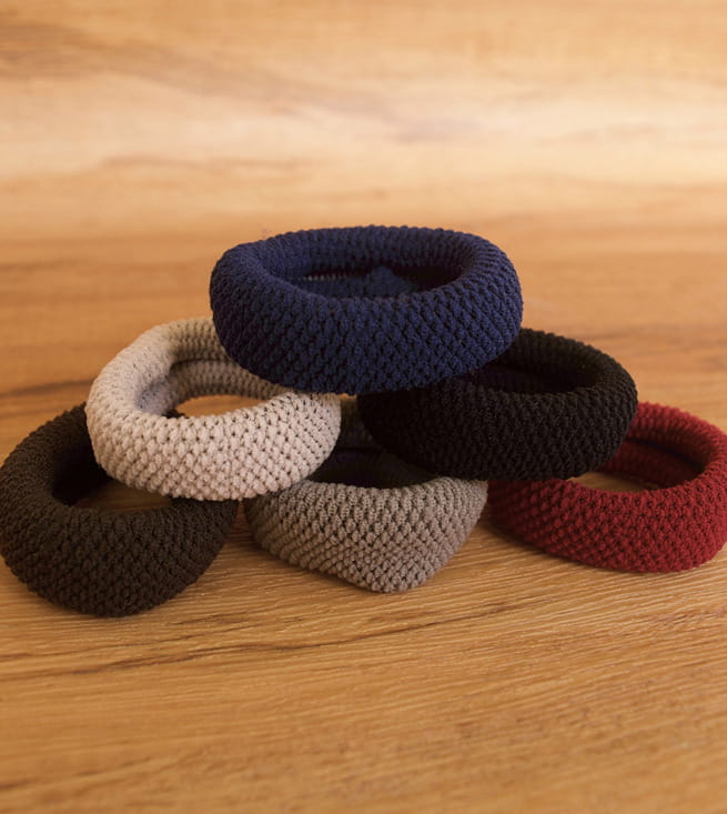 6 x Stretchy Hair Ties