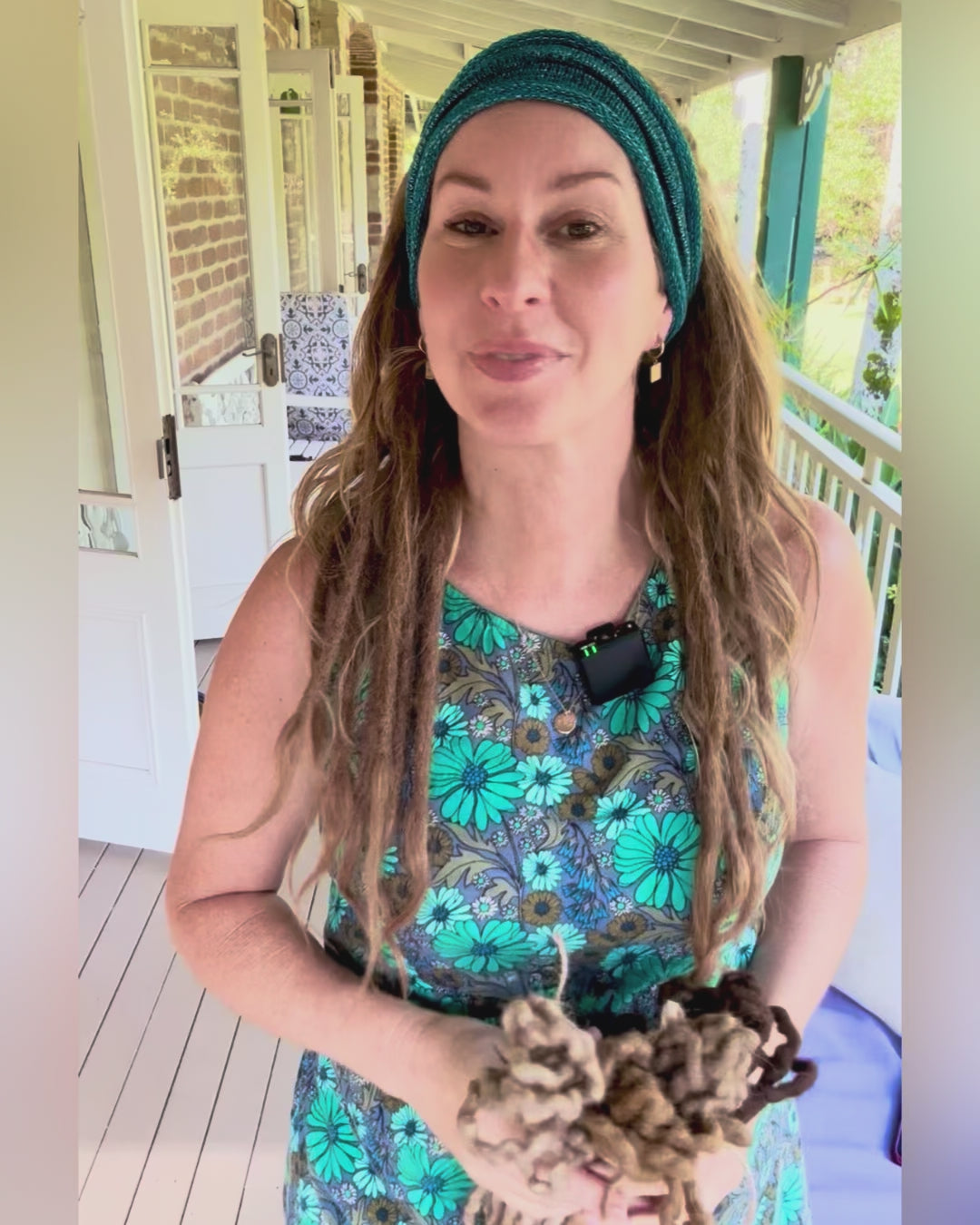 10 x Alpaca Wool Dreadlocks (20 dreadlocks when folded)